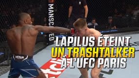 Résumé UFC Paris : Le retour héroïque de Lapilus devant un Bercy acquis à sa cause