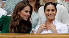 Kate Middleton et Meghan Markle à la finale féminine du tournoi de Wimbledon 2019