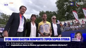 Lyon: Hugo Gaston a remporté l'Open Sopra Steria