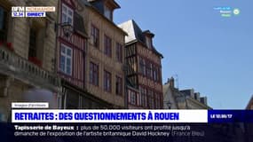 Des Rouennais posent des questions sur leur retraite après la réforme