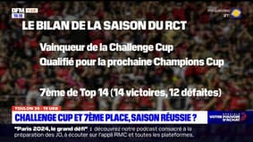 Tribune Mayol: quel bilan tirer de la saison du RCT en Top 14 et en Challenge cup?