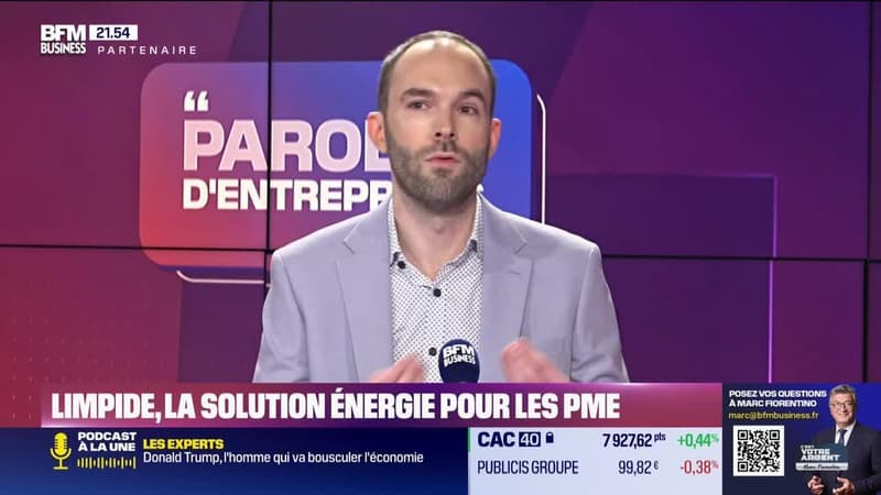 François Mercey (Limpide) : Limpide, la solution énergie pour les PME - 25/01