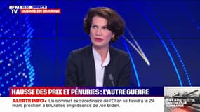 Dominique Carlac'h, vice-présidente du MEDEF, demande "un dispositif défiscalisé sous forme de chèques carburant, ou de primes, qui seraient donnés par l'entreprise"