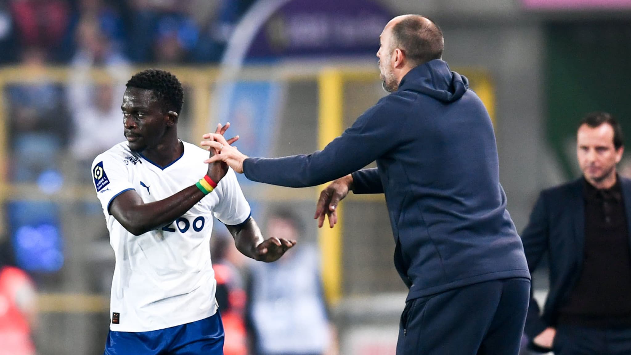 Bamba Dieng et Igor Tudor à l'OM en 2022 Bamba Dieng et Igor Tudor à l'OM en 2022