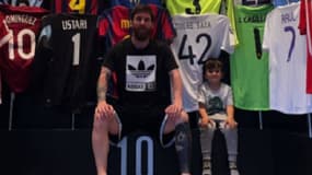 Lionel Messi et sa collection de maillots