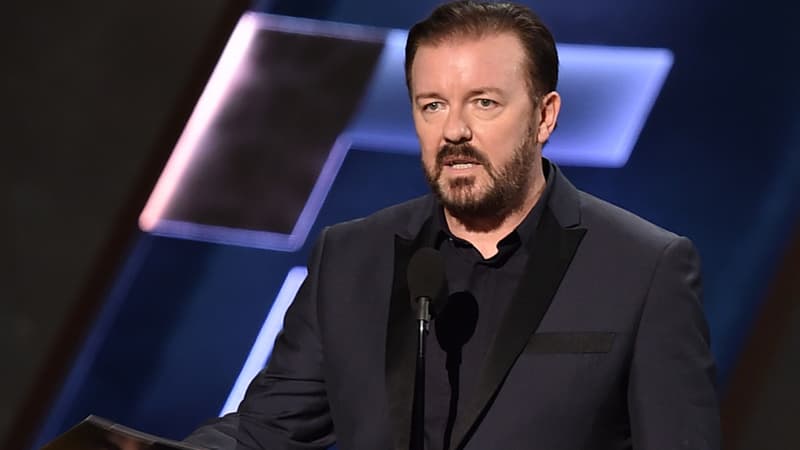 Ricky Gervais lors des Emmy Awards en septembre 2015
