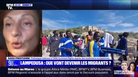 Migrants à Lampedusa: "Le gouvernement Meloni et le gouvernement Salvini ont démantelé les systèmes d'accueil", pour Sara Prestianni (politologue italienne à l’ONG Euromed Rights)