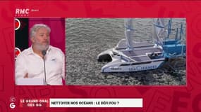 Pollution des océans: le pari fou du skipper Yvan Bourgnon et son bateau "mangeur de plastique"