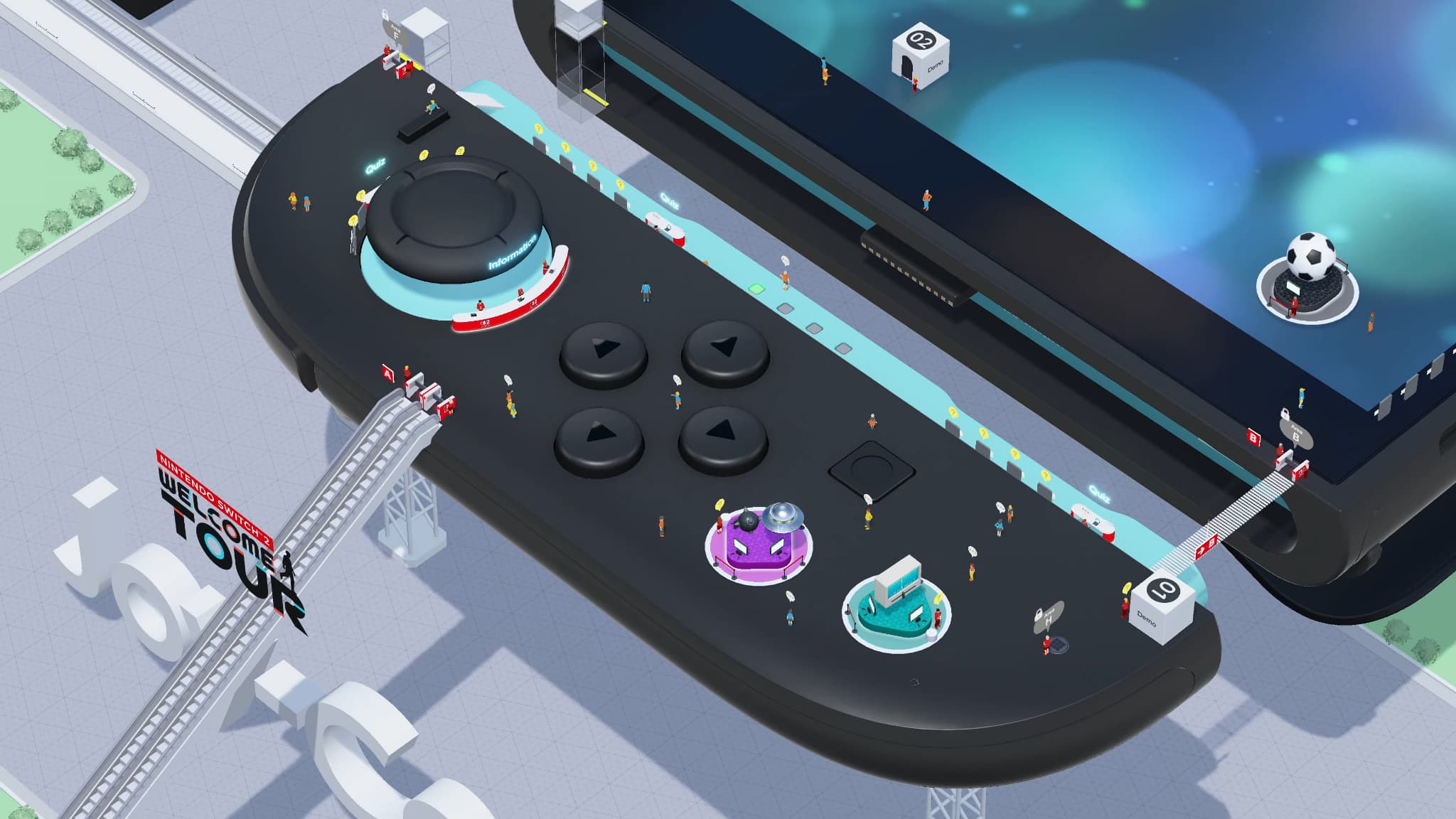 Le mini-jeu façon tutoriel de la Switch 2, "Welcome Tour", sera payant