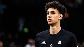 Zaccharie Risacher avec l'ASVEL en Betclic Elite le 30/05/2023