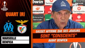 OM-Benfica : "Je les sens conscients", affirme Gasset qui attend beaucoup de ses joueurs