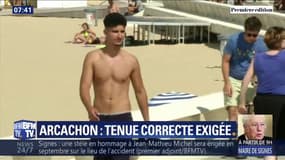 À Arcachon, il est interdit de se promener torse nu en centre-ville