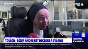 Toulon: sœur André, doyenne de l'humanité, est morte à 118 ans