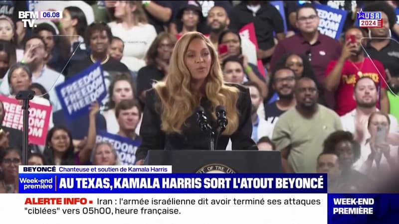 Élections américaines: au Texas, Beyoncé affiche son soutien à Kamala Harris