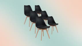 Ce lot de chaises scandinaves profite d'un prix sous les 100 euros : elles rendent hyper bien
