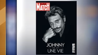 La une de "Paris Match" après la mort de Johnny Hallyday