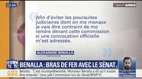 Alexandre Benalla annonce qu'il se rendra bien devant la commission d'enquête