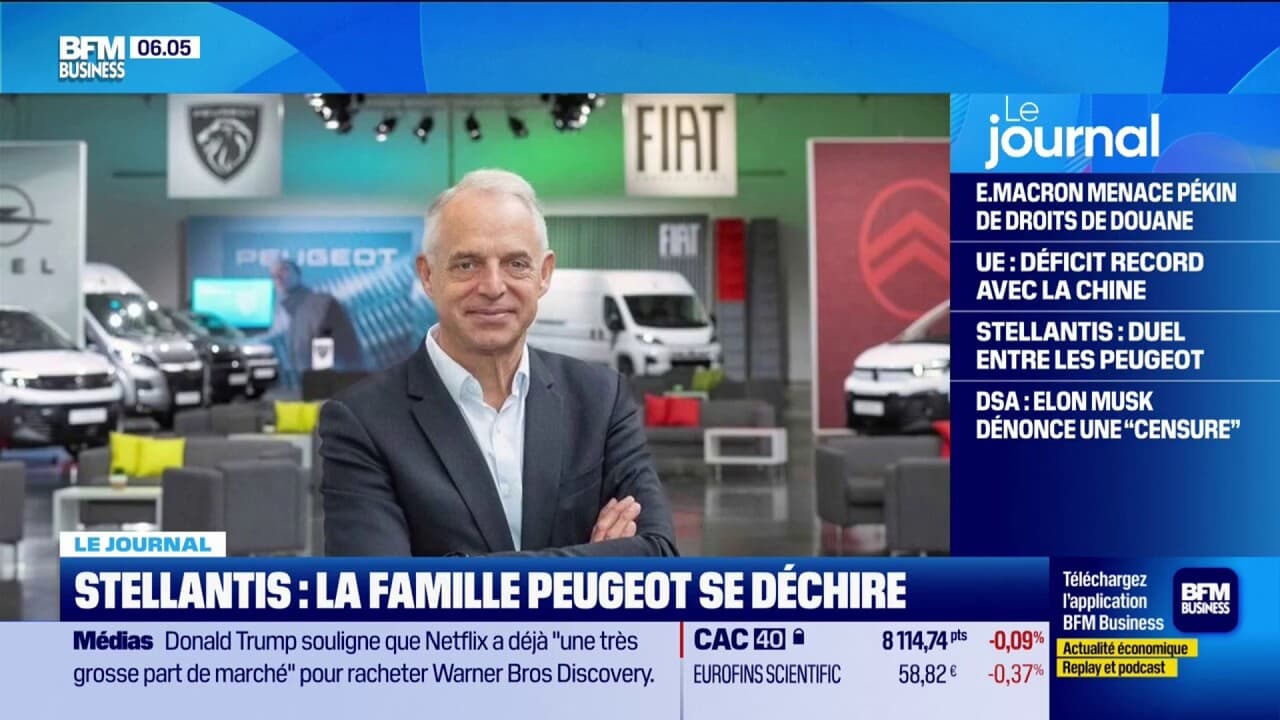 Stellantis : la famille Peugeot se déchire