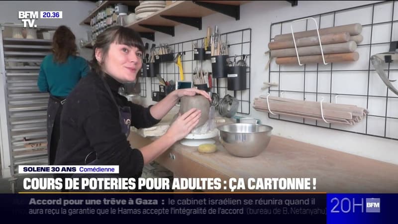 Cours de poterie pour adultes: ça cartonne!