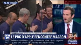 Le patron d'Apple, Tim Cook, en opération séduction en France