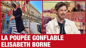 Arnaud Demanche pirate le 3216 - Maltraiter une poupée à l'effigie d'Elisabeth Borne, inadmissible