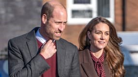 Le prince et la princesse de Galles, William et Kate à Southport le 10 octobre 2024.