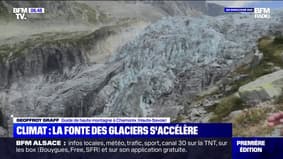 La canicule a fortement impacté le massif alpin et accéléré la fonte des glaciers