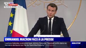Emmanuel Macron sur les violences lors des manifestations: "Il y a d'abord une violence qui s'est installée dans la rue"