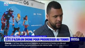 Côte d'Azur: un drone pour progresser au tennis
