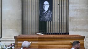 Les obsèques de Michel Blanc, le 10 octobre 2024 à Paris. 