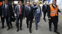 François Hollande se rendait ce mardi à La Courneuve, où il a visité l'usine de recyclage Paprec. 