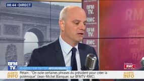 Jean-Michel Blanquer: "L'école, c'est aussi la transmission des valeurs. Parfois, l'éducation a de grandes failles et nous pouvons le constater au quotidien."