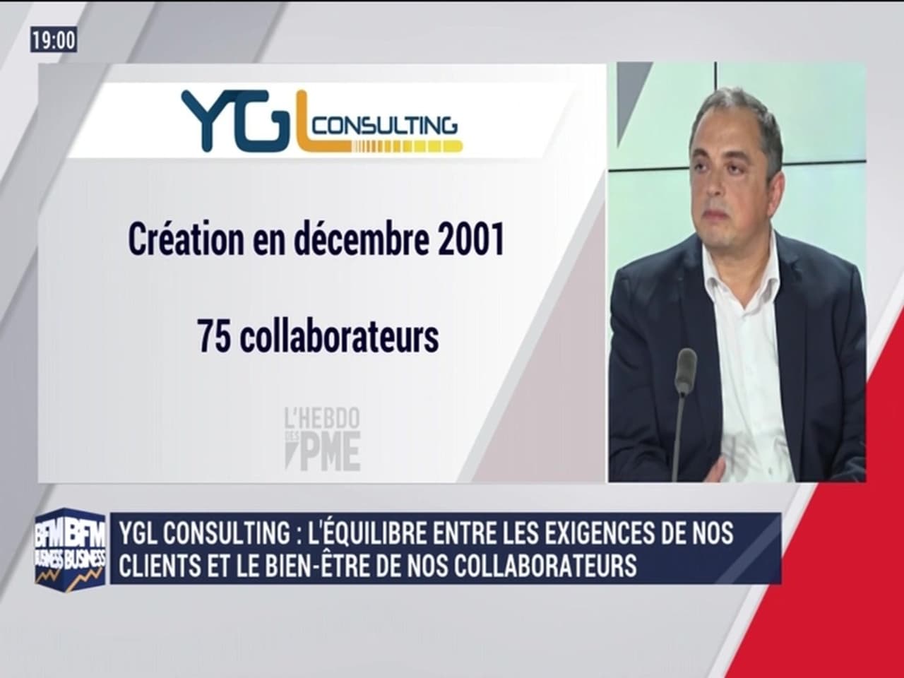 L’Hebdo Des PME (1/4): Entretien Avec Franck Zana, YGL Consulting - 09/03