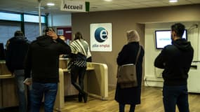 Une agence Pôle emploi à Lille, en décembre 2015