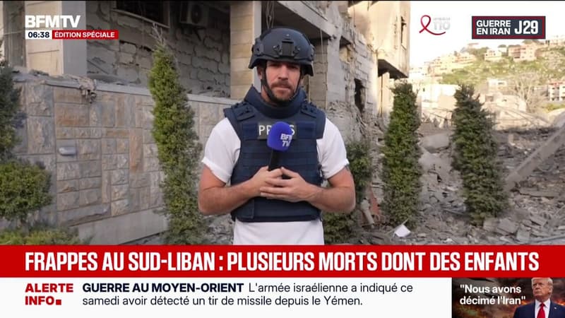 Guerre au Moyen-Orient: plusieurs morts dont des enfants après des frappes au Sud-Liban