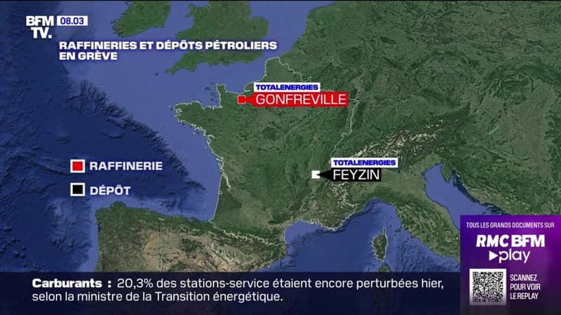 TotalEnergies: la grève reconduite sur les sites de Feyzin et Gonfreville