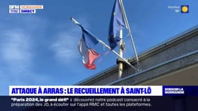 Enseignant tué à Arras: une minute de silence observée à Saint-Lô