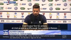 O. Giroud : "Un attaquant, on le juge sur son efficacité"