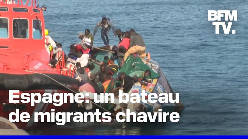 Espagne: au moins sept morts, dont deux fillettes de cinq ans, après qu'une embarcation de migrants a chaviré