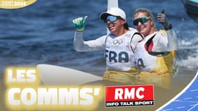 JO 2024 / Voile (Skiff) : les comms' RMC du bronze de Picon et Steyaert