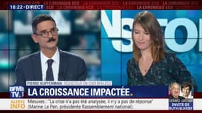La croissance impactée