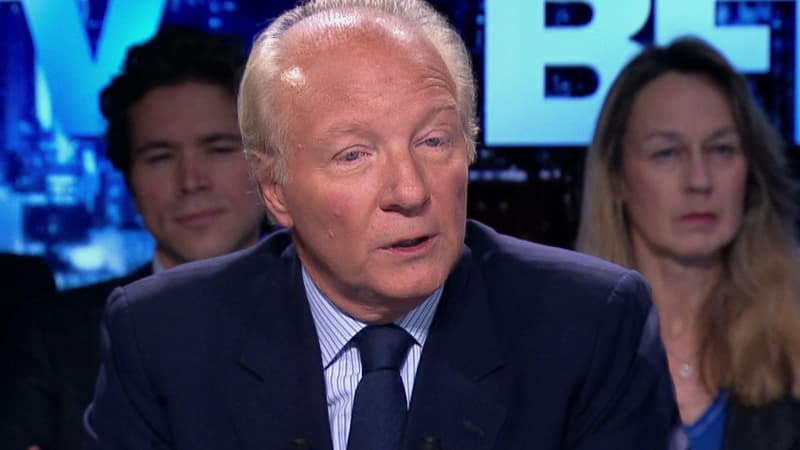 Brice Hortefeux, député UMP européen, sur le plateau de BFM Politique le 30 novembre 2014.
