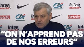Lille 1-1 (4-5 tab) Dunkerque :  "On n'apprend pas de nos erreurs" déplore Genesio