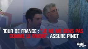 Tour de France : "Je ne me sens pas comme le favori", assure Pinot