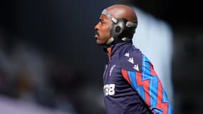 Jean-Philippe Mateta avant le match Fulham-Crystal Palace, le 29/03/2025