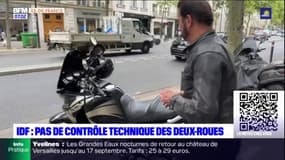 Île-de-France: pas de contrôle technique des deux-roues