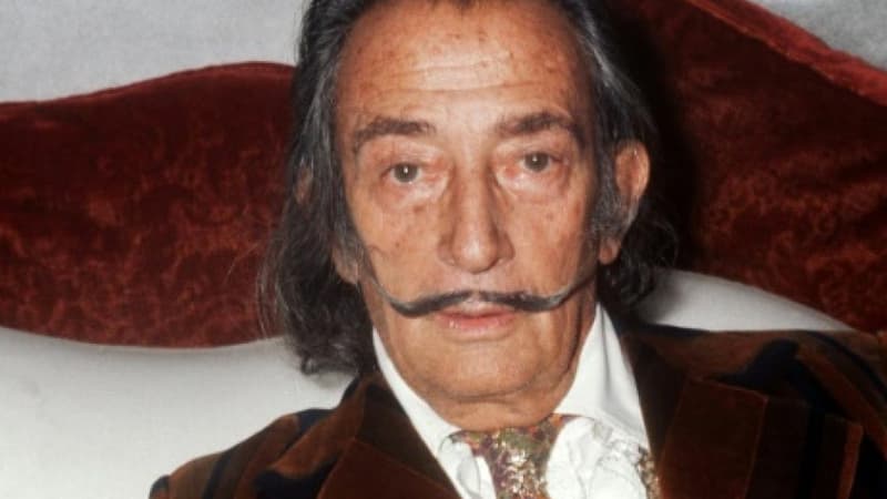 Le peintre espagnol Salvador Dali, le 13 décembre 1972 à Paris.