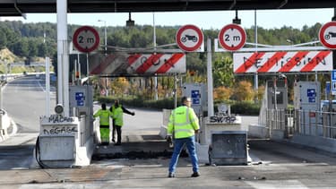 Certaines occupations de péage ont donné lieu à des dégradations importantes en marge du mouvement des gilets jaunes, notamment dans le sud de la France (image d'illustration)