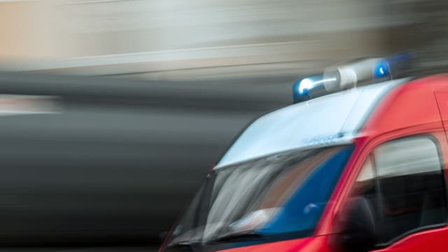 Un véhicule de secours