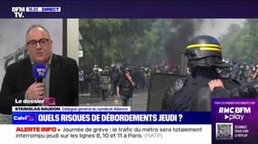 Stanislas Gaudon (Alliance) sur les retraites: "Le dispositif [policier] sera conséquent" pour encadrer les cortèges